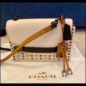 Coach Swagger Chain Crossbody with Quilting & Rivets
